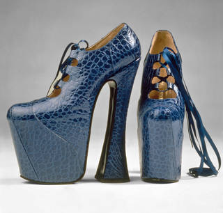 pair of platform shoes