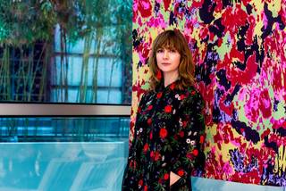 Luxury Silk Print Scarves photo