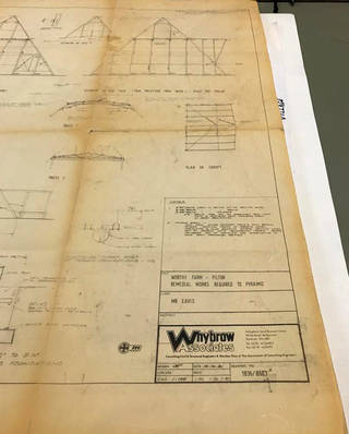 Pyramid Stage architectural drawings. 