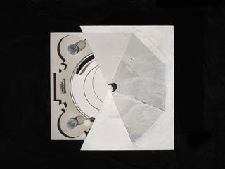 Concept model at 1:75, Cast Plaster 2019, Winning competition entry for V&A Fashion Gallery, © Roz Barr Architects